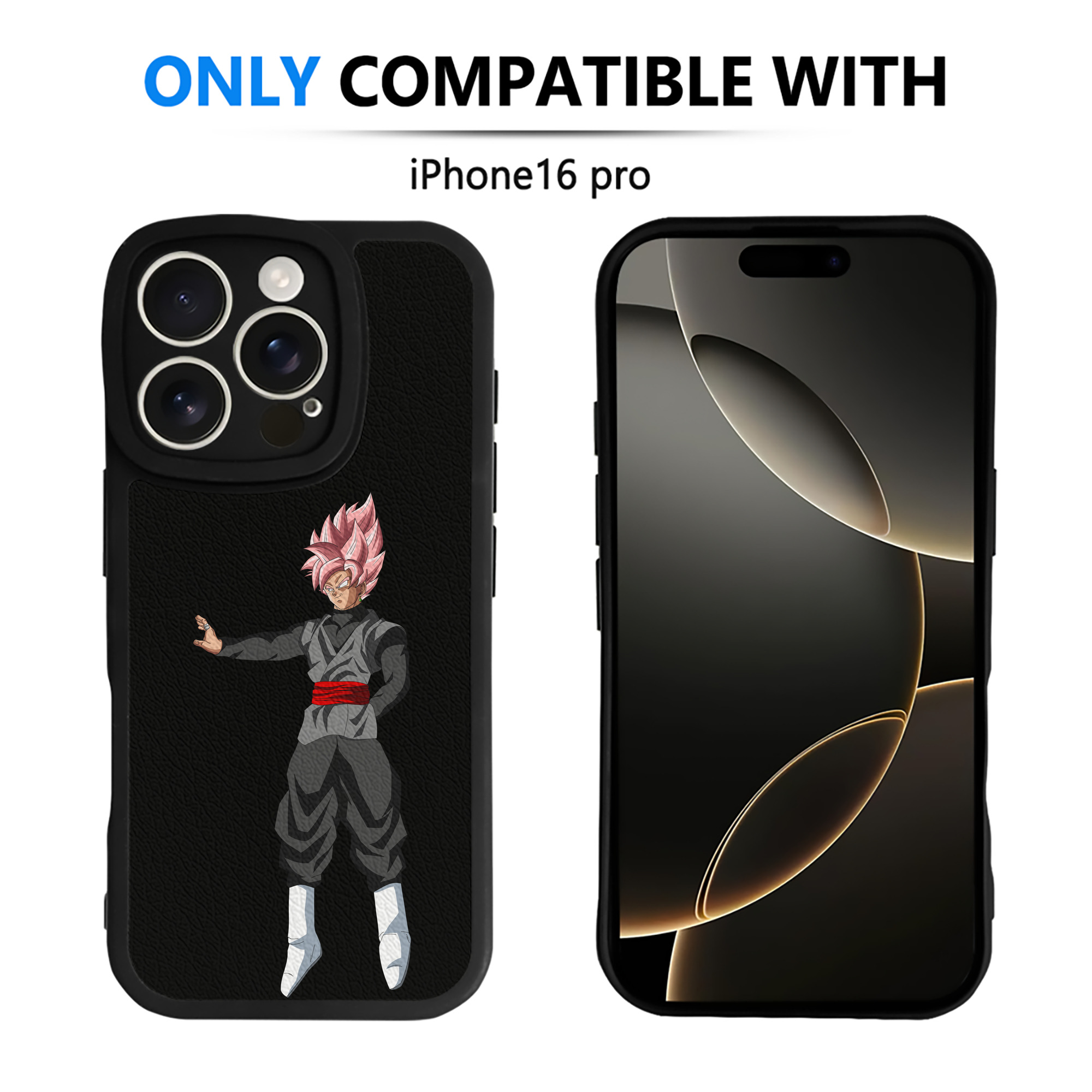 （画像用） ドラゴンボール ベジット DRAGON BALL Vegetto 【iPhone 16シリーズ対応】シリコンスマホケース（レザー調） 材質：シリコン